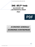 Cours Economie Organisation Entreprise 2ème Année Bts