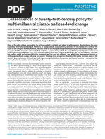 Clark - Consequences of Twenty-First-Century Policy For Multi-Millennial Climate and Sea-Level Change