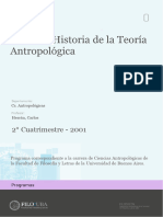 Uba - Ffyl - P - 2001 - Ant - Historia de La Teoria Antropológica