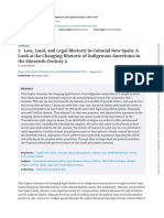 2 Law, Land, and Legal Rhetoric in Colonial New Spain: A Look at The Changing Rhetoric of Indigenous Americans in The Sixteenth Century