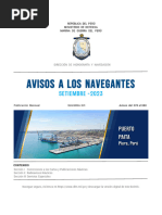 Avisos A Los Navegantes: Setiembre - 2023