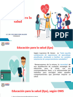 Educacion en Salud - Presentacion