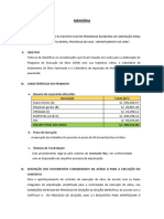 Memória para Preparação de Documentos