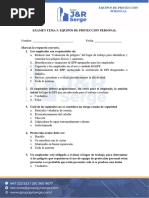 Examen de Proteccion Personal