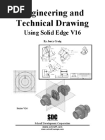 SolidEdge v16 Tutorial Engeneering & Technical Drawing