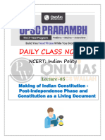 Polity 05 - Daily Class Notes - UPSC Prarambh 2026