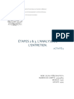 Analyse de 2 Entretiens Avec Des Psychologues de La Santé