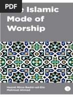 Islamic Mode of Worship