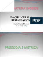 Letteratura Inglese - Metrica 3.10.23