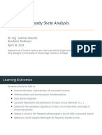 AC Steady State Analysis