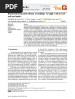 Behavioural Analysis of Iron Ore Tailings Through