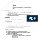 Toracocentesis y Sello Pleural