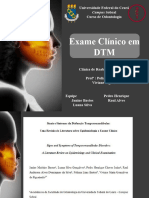 Seminário Exame Clínico em DTM