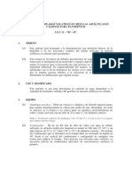 Norma INV E-755-07 HUMEDAD O DESTILADOS VOLATILES EN MEZCLAS ASFÁLTICAS EN CALIENTE PARA PAVIMENT