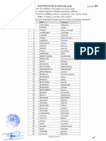 D Liste Des Candidats Convoqués À Passer LExamen Écrit Du Master Génie Maritime GM À LISEM Le Jeudi 12 Octobre 2023 À 9h30