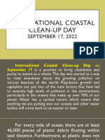 History of International Coastal Clean Up Day