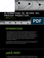 Alternativas de Mejora Del Proceso Productivo