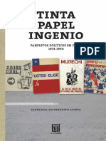 Tinta Papel Ingenio Panfletos Políticos en Chile 1973-1990. - Nodrm