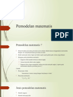 Pemodelan Matematis