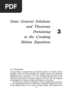 Some General Solutions and Theorems Pertaining To The Creeping Motion Equations