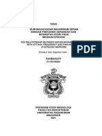 Halaman Sampul: Tesis Hubungan Kadar Magnesium Serum Dengan Frekuensi Serangan Dan Intensitas Nyeri Pada Migrain Episodik