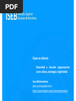 Diversidad e Inclusión Organizacional Como Cultura, Estrategia y Legitimidad