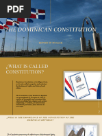 The Dominican Constitution