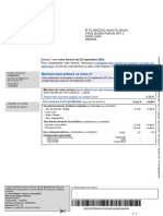 Votre Facture Du 22 Septembre 2023: Montant Total Prélevé Ce Mois-Ci 0,00 TTC