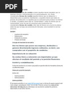 Definición de Bienes de Cambio: Inventario de Mercadería Materia Prima Producción en Proceso Producto Terminado