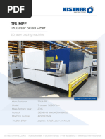 Trumpf Trulaser 5030 Fiber en