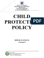 Child Protection Policy Tagalog