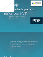 Abordaje Fonoaudiológico en Niños Con FVP 2017