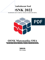 Pembahasan Soal OSNK Matematika SMA 2022 Terbaru