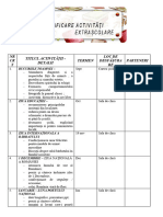 Activitati Extrascolare