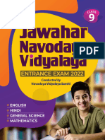 Arihant JNV Class 9 Jawahar Navodaya Vidyalaya 2022 Edition