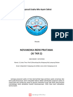 Proposal Pengajuan Usaha Mie Ayam