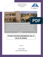 Etude Socio Economique Bakel