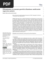 7.15 Determinants of Economic Growth in Honduras