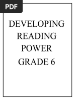 Developing Reading Power 6