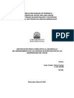 Gestión Estratégica Como Apoyo Al Desarrollo Del Emprendimiento en Los Centros de Investigación de Las Universidades Del Cesar