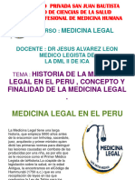 Semana 1.1 Historia de La Medicina Legal