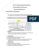 Vias de Administracion Teoria Mca.