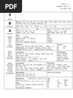 Fullsize SBAR Report Sheet