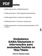 Desbalanço GABA Glutamato