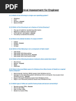 Technical Assessment For Engineer