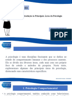 Introdução Às Principais Áreas Da Psicologia