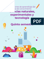 Progresiones Ciencias Naturales, Experimentales 5 Semestre