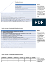 Leadership Styles Questionnaire LANDSCAPE