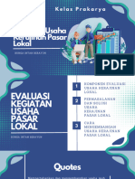 Evaluasi Kegiatan Usaha