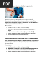 EMO Procedimiento para Evaluaciones Medicas Ocupacionales Grupo 4